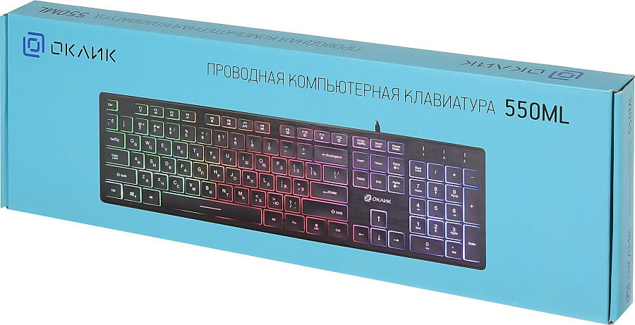 Клавиатура Oklick 550ML (черный)