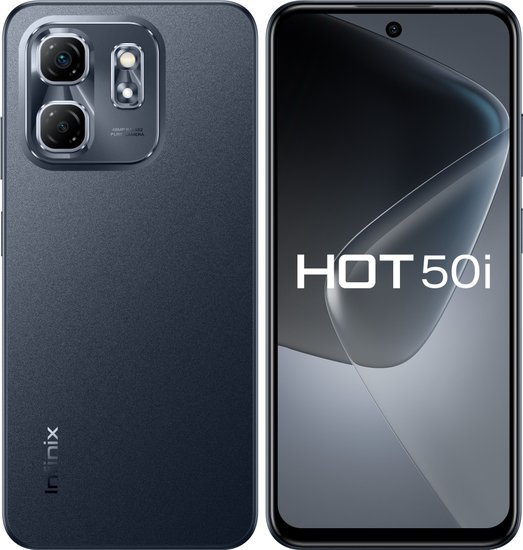 Смартфон Infinix Hot 50i X6531B 6GB/128GB (изящный черный)