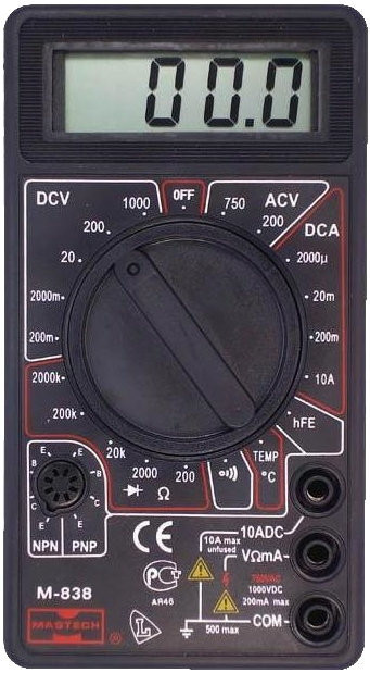 Мультиметр Mastech M838