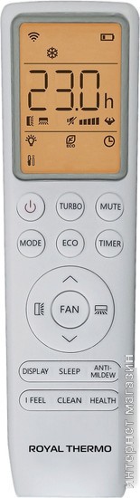 Кондиционер Royal Thermo Barocco RTB-09HN1