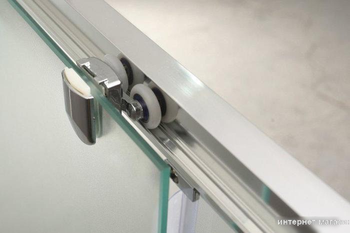 Душевой уголок BelBagno UNIQUE-AH-2-100/115-75/90-P-Cr (рифленое стекло)