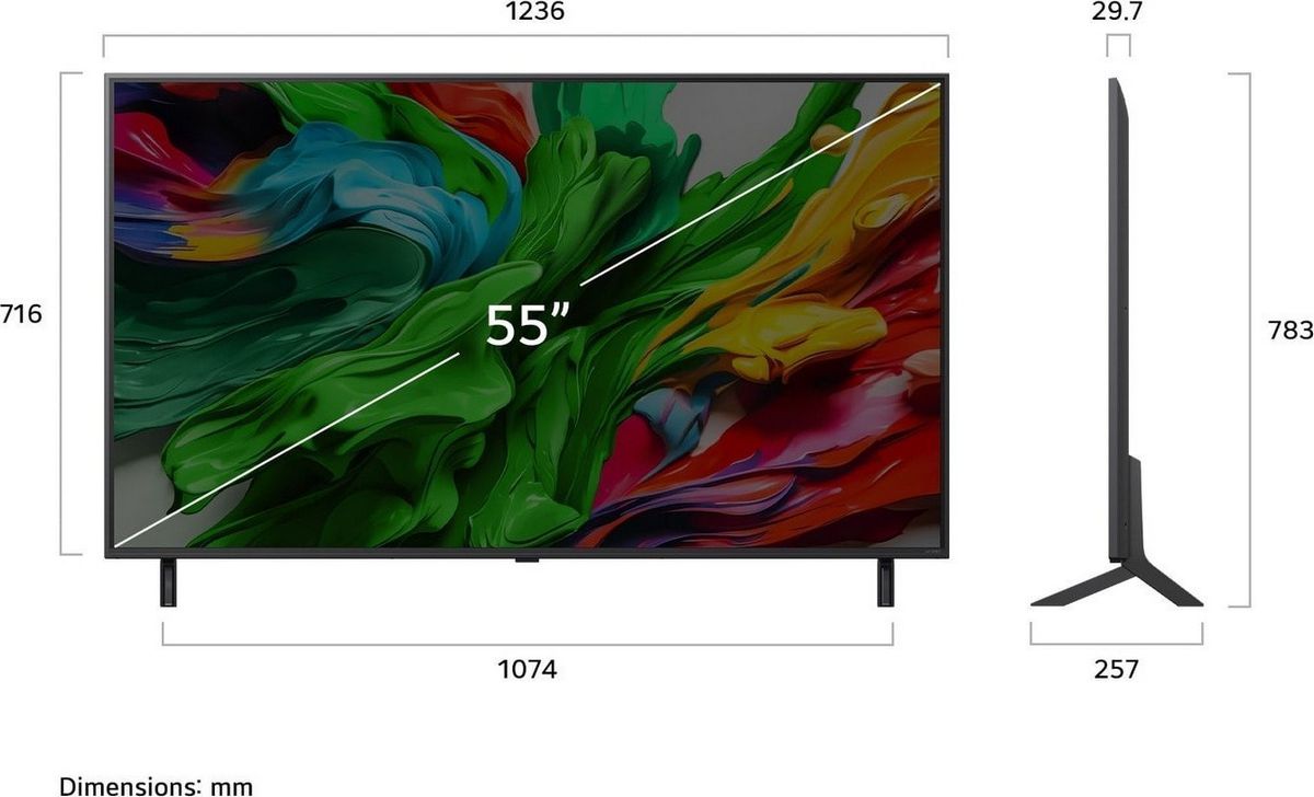 MiniLED телевизор LG QNED evo AI QNED86 55QNED86A6A