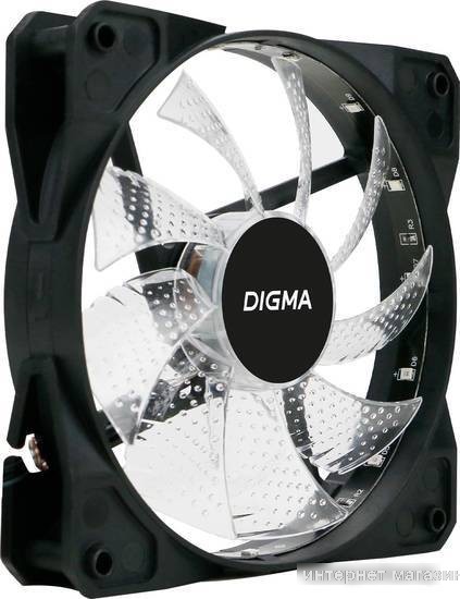 Вентилятор для корпуса Digma DFAN-FRGB2