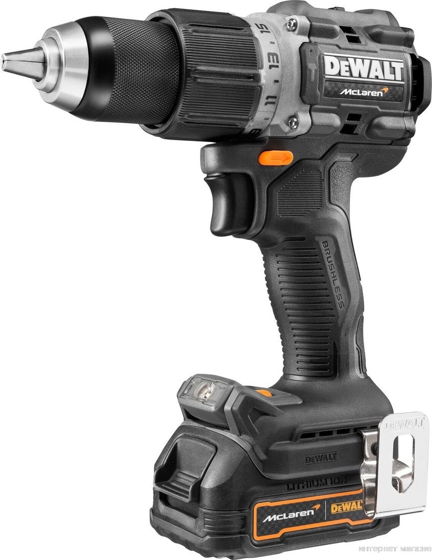 Ударная дрель-шуруповерт DeWalt DCD85ME2GT (с 2-мя АКБ 1.7 Ач, кейс)