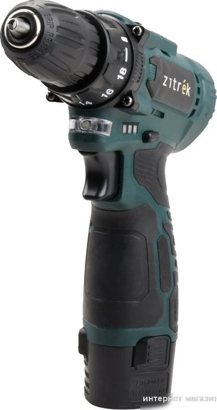Дрель-шуруповерт Zitrek Green 12V Plus 085-1013 (с 1-им АКБ)