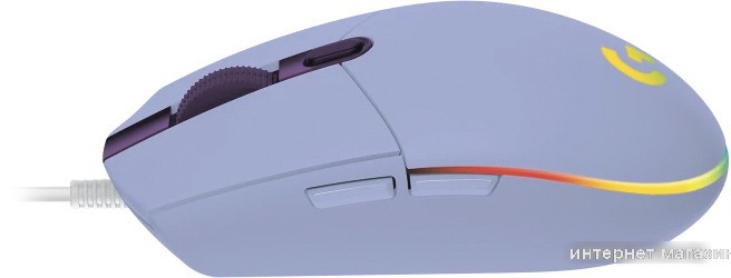 Игровая мышь Logitech G203 Lightsync (сиреневый)
