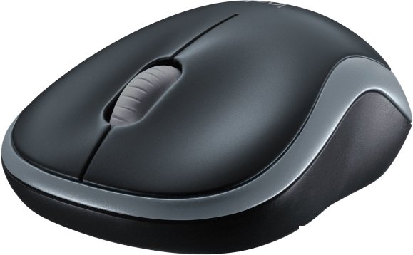 Мышь Logitech M186 (черный/серый)