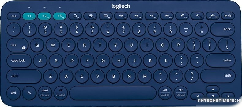 Клавиатура Logitech Multi-Device K380 Bluetooth 920-007591 (синий)