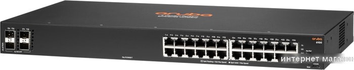 Управляемый коммутатор 3-го уровня Aruba 6100 Series JL678A