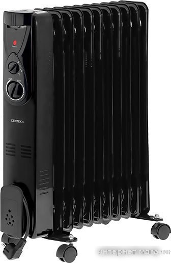 Масляный радиатор CENTEK CT-6202 Black