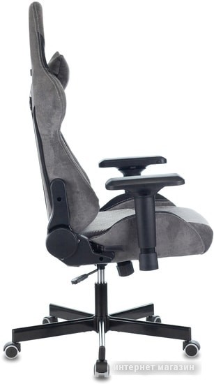 Кресло Бюрократ Viking 7 Knight Fabric (серый)