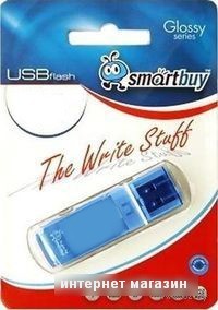 USB Flash Smart Buy Glossy Blue 16GB (SB16GBGS-B)