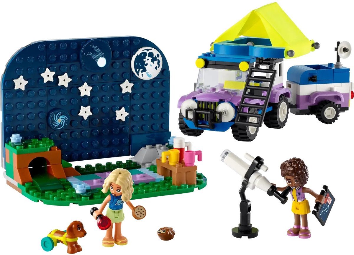Конструктор LEGO Friends 42603 Автомобиль-кемпинг для наблюдения за звездами