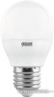 Светодиодная лампа Gauss Globe-dim E27 7 Вт 3000 К 105102107-D