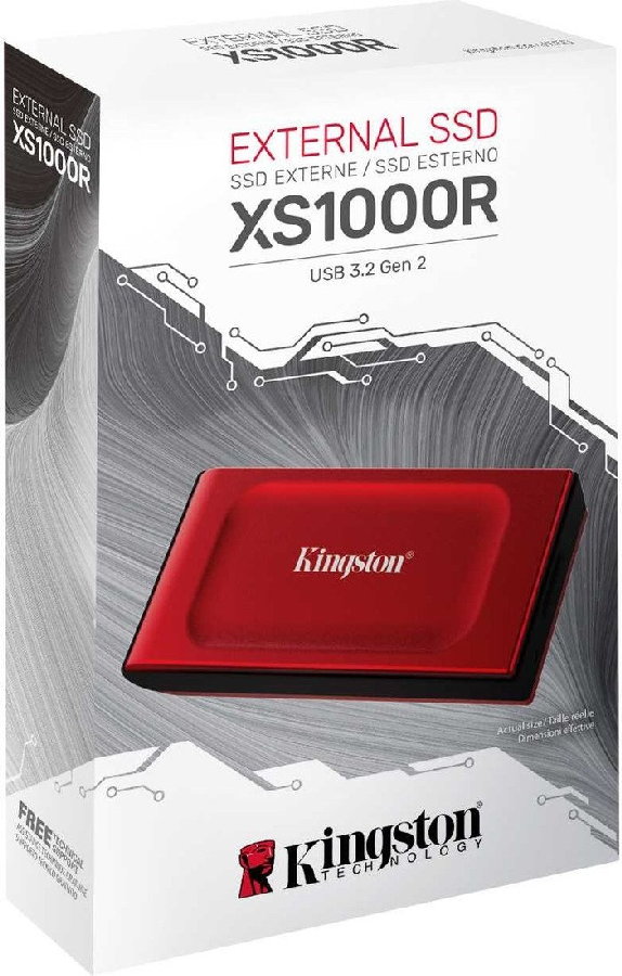 Внешний накопитель Kingston XS1000 2TB SXS1000R/2000G