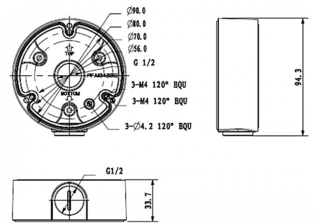 Кронштейн Dahua DH-PFA135