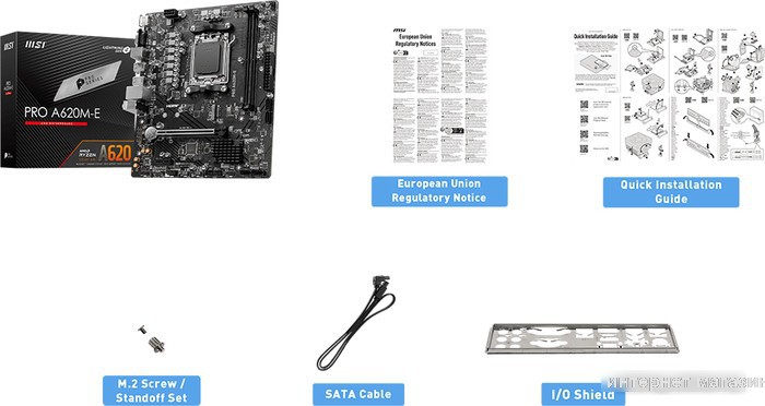 Материнская плата MSI PRO A620M-E
