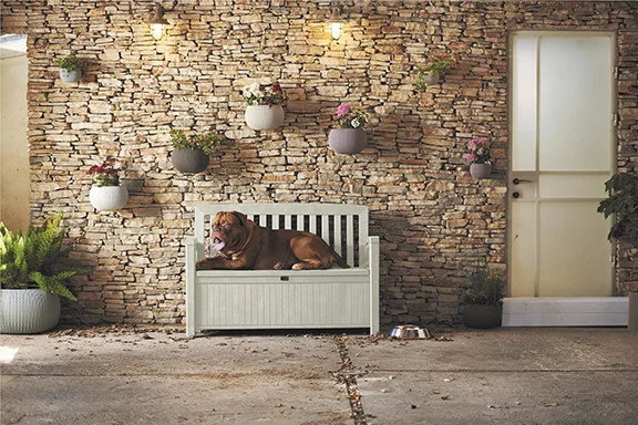 Сундук Keter Patio Bench (белый)