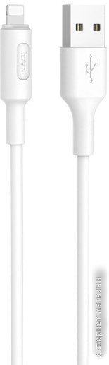 Кабель Hoco X25 Lightning (белый)