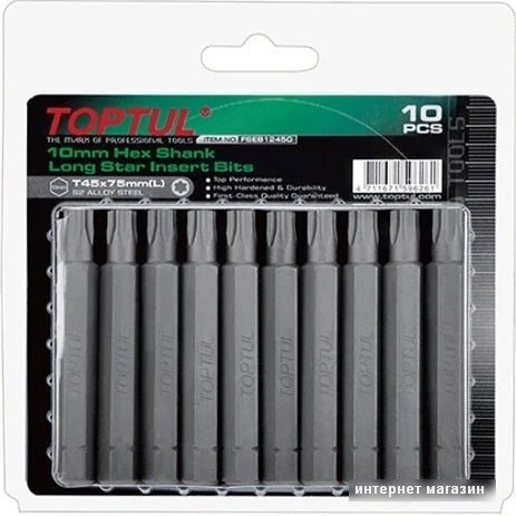 Набор бит Toptul FSEB1255G (10 предметов)