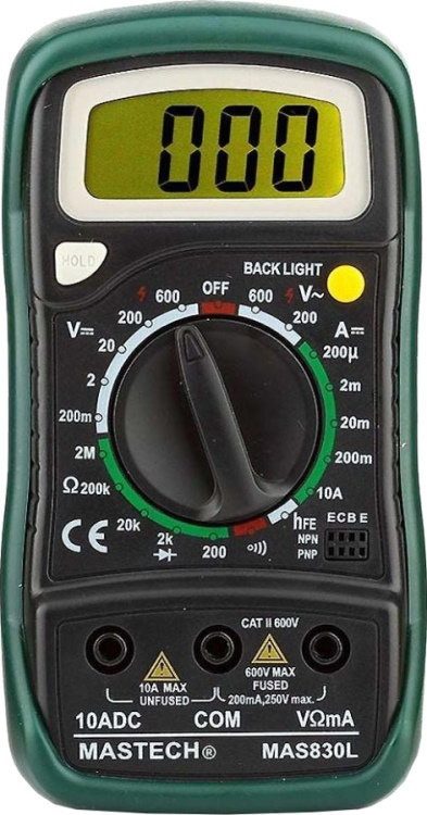Мультиметр Mastech MAS830L