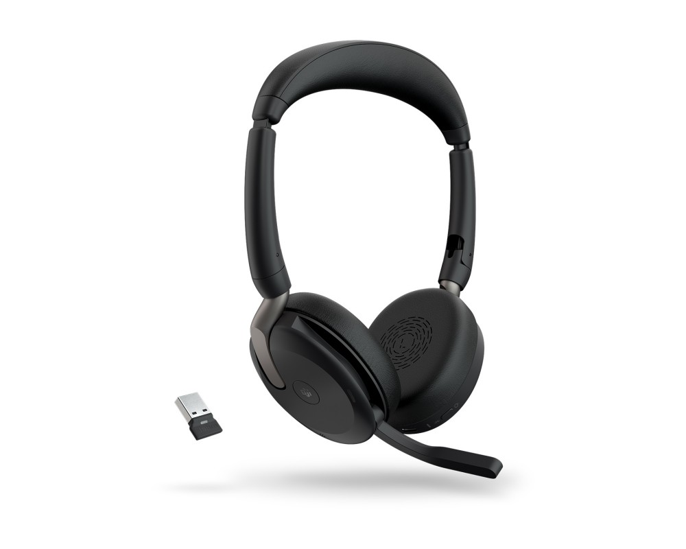 Наушники Jabra Evolve2 65 Flex с адаптером Link380a