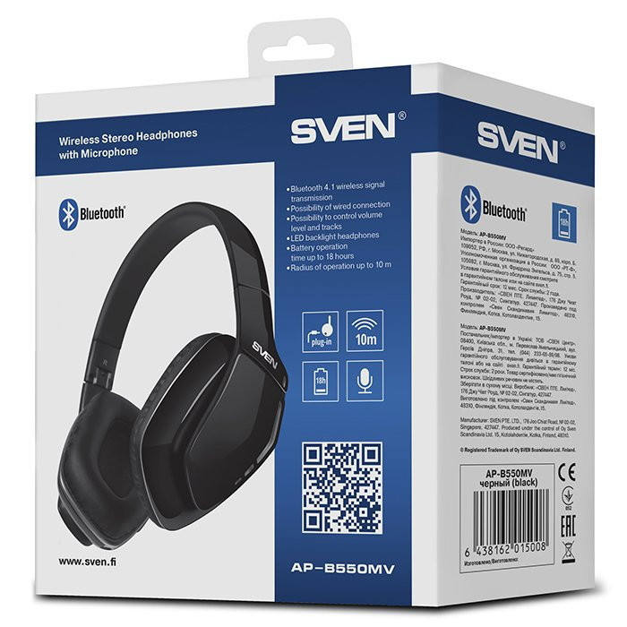 Наушники SVEN AP-B550MV