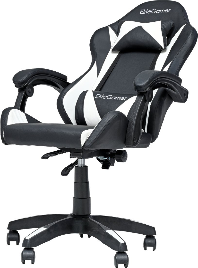 Игровое (геймерское) кресло Elite Gamer EC001 (белый/черный)