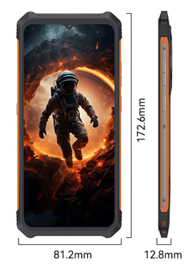 Смартфон Cubot KingKong ES 6GB/128GB (черный/оранжевый)