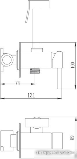 Смеситель Haiba HB5512 (хром)