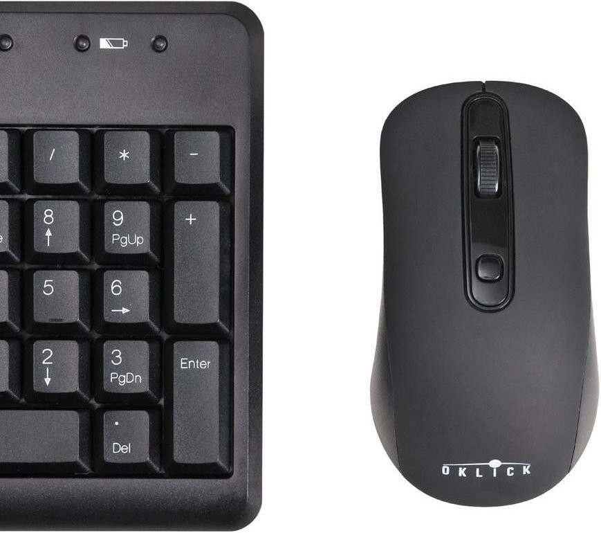 Мышь + клавиатура Oklick 270M Wireless Keyboard & Optical Mouse