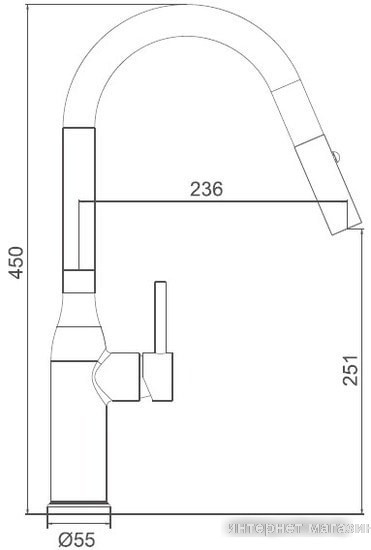 Смеситель Gappo G4398-46