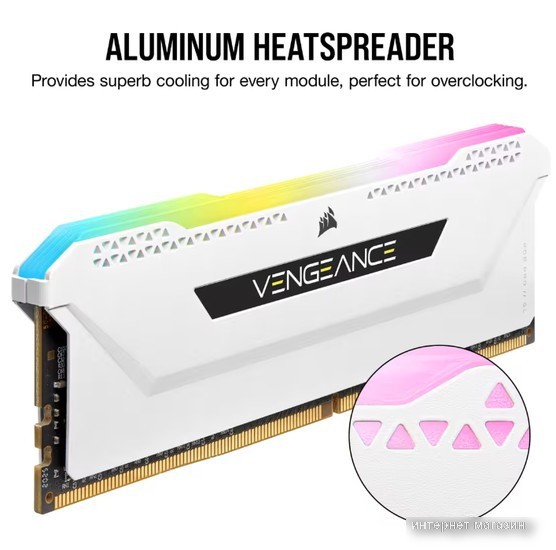 Corsair Vengeance RGB PRO SL 2x8ГБ DDR4 3600 МГц CMH16GX4M2D3600C18W