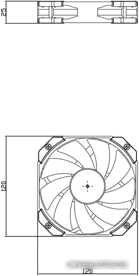 Вентилятор для корпуса Thermalright TL-D12B