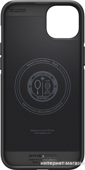 Чехол для телефона Spigen Core Armor (MagFit) для iPhone 15 ACS06480 (черный)