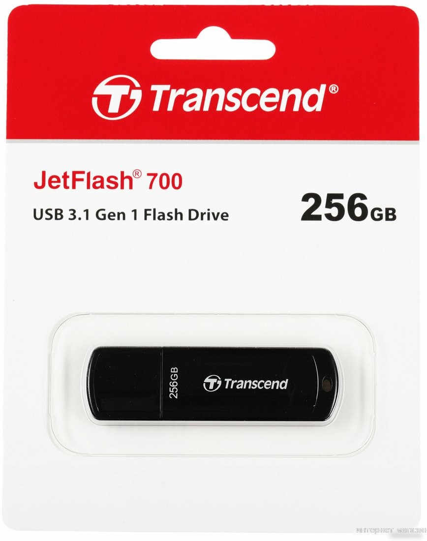USB Flash Transcend JetFlash 700 512GB (черный)