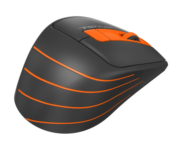 Мышь A4Tech Fstyler FG30S (серый/оранжевый)