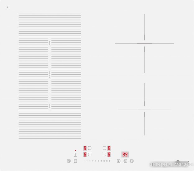 Варочная панель Schtoff I6 S07B White