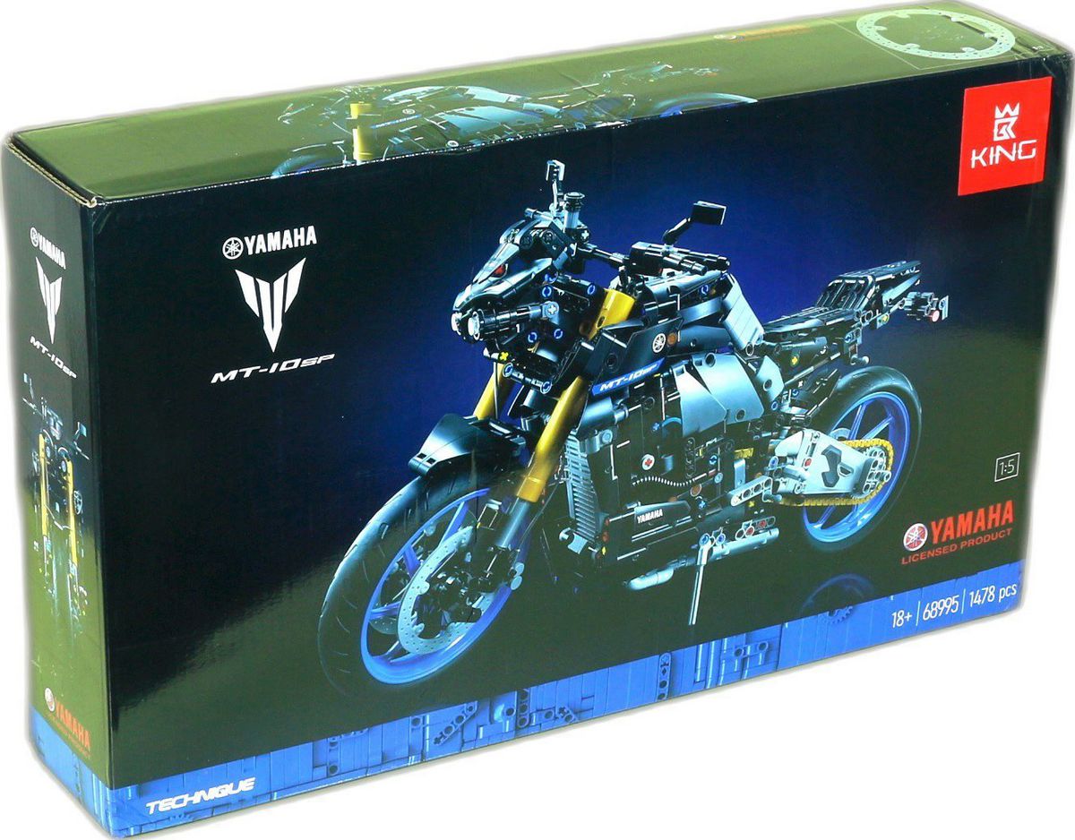 Конструктор King 68995 Мотоцикл Yamaha MT-10 SP