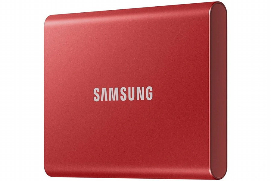 Внешний накопитель Samsung T7 2TB (красный)