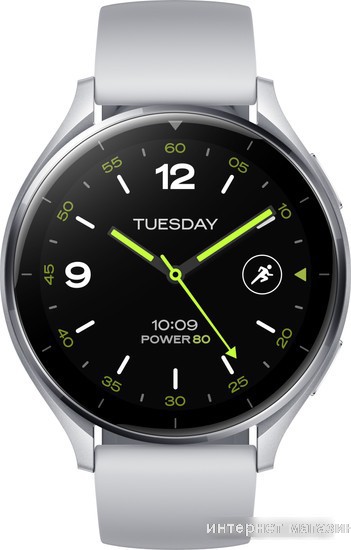 Умные часы Xiaomi Watch 2 M2320W1 (серебристый/серый, международная версия)