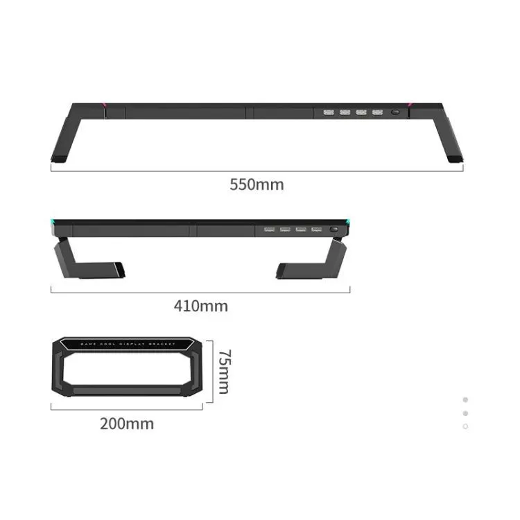 Подставка для монитора ICE COOREL T1, 3 USB