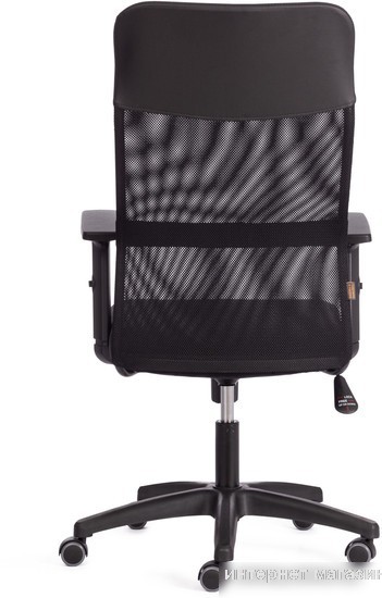 Кресло TetChair Practic Plt кожзам/ткань (черный)