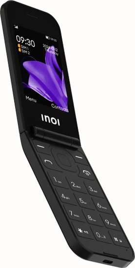 Телефон Inoi 284 Flip 4G (черный)