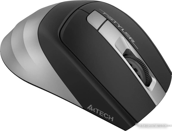 Мышь A4Tech Fstyler FG35S (черный/серебристый)