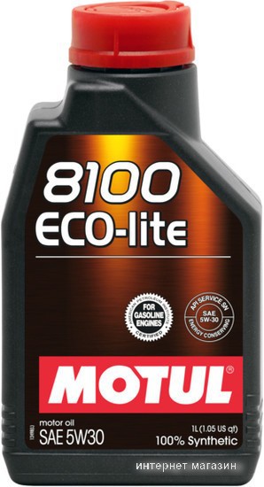 Моторное масло Motul 8100 Eco-lite 5W-30 1л