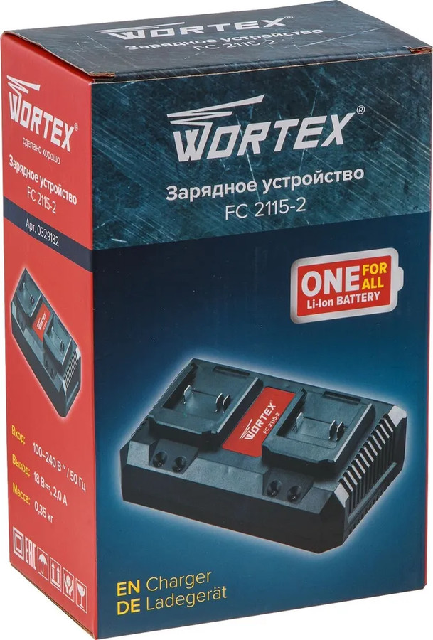 Зарядное устройство Wortex FC 2115-2 ALL1 (18В)