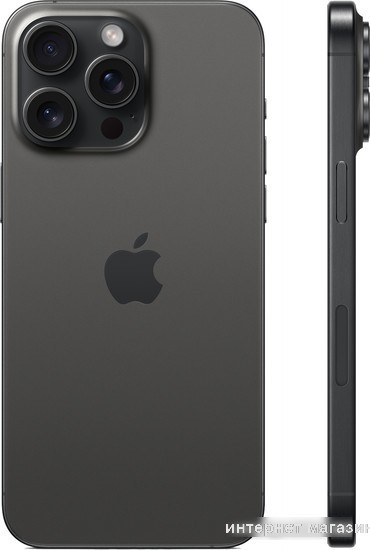 Смартфон Apple iPhone 15 Pro Max 1TB (черный титан)