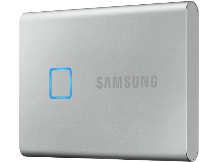Внешний накопитель Samsung T7 Touch 2TB (серебристый)