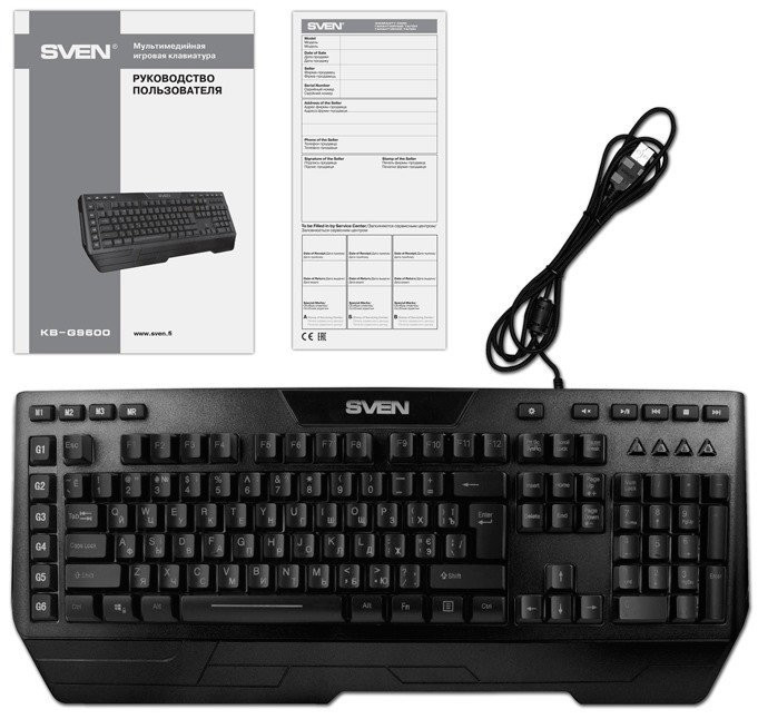 Клавиатура SVEN KB-G9600